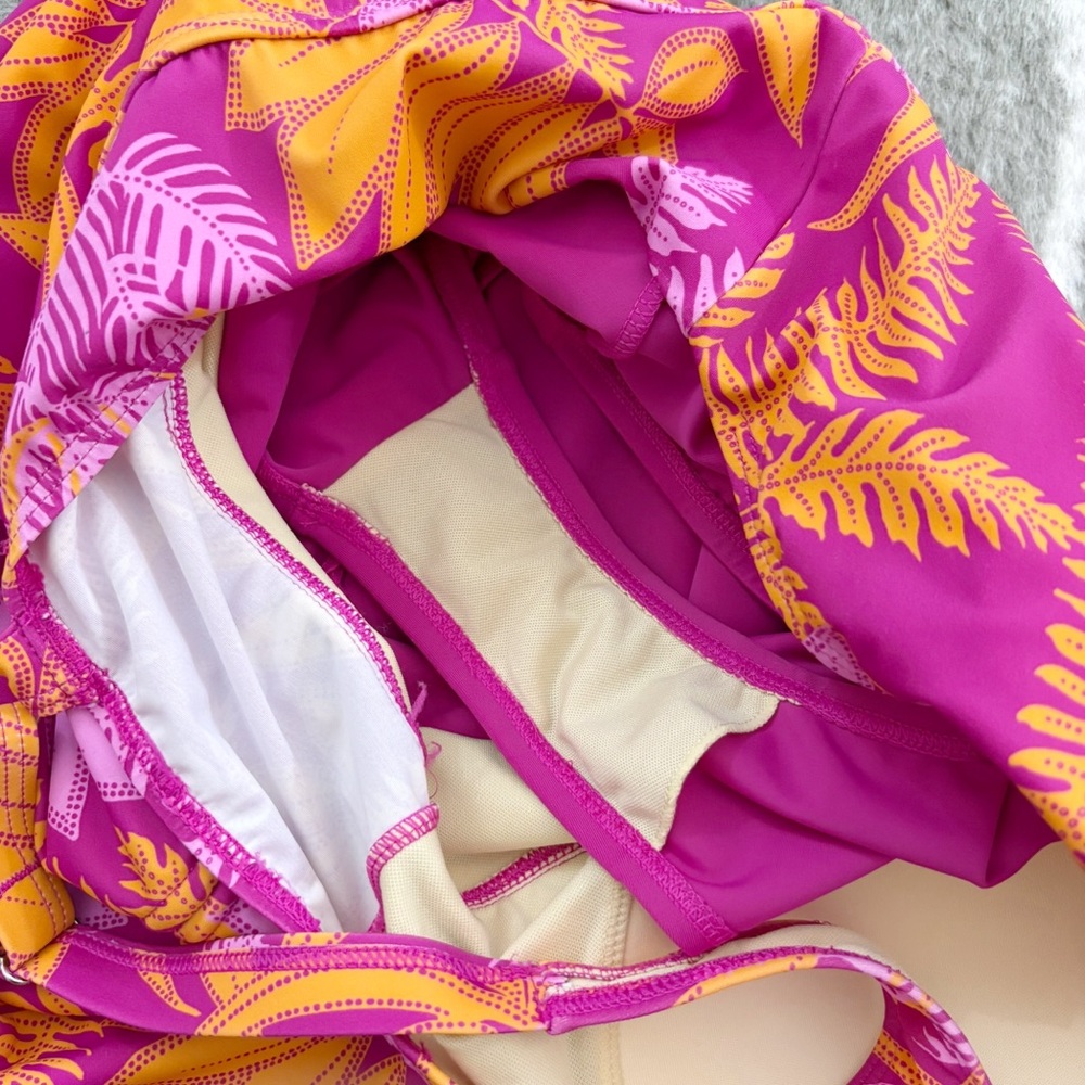 Denim & Co. Beach Ruched Side Swim Dress 10 - Picture 10 of 13